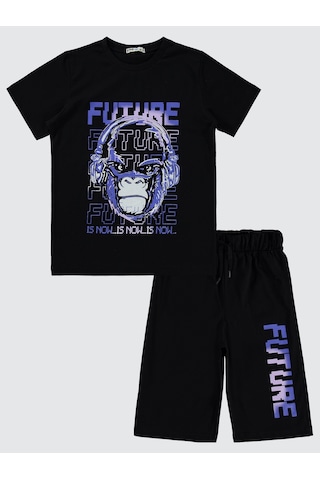 Civil Boys Erkek Çocuk Pijama Takımı 10-13 Yaş Siyah
