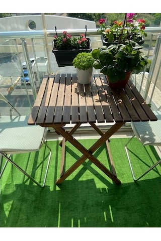 Yeşil Protokol Halı Özel Kesim Kaymaz Tabanlı Balkon Halısı (428913235)