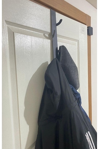 Risingmaber Metal Mat Siyah Amerikan Kapı Arkası Dikey Kapı Arkası Askılık Organizer Askılık Ve Banyo Kapı Ar Çok Renkli