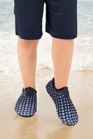 Kiko Kids Point Havuz Plaj Erkek Çocuk Deniz Ayakkabısı 7514 Siyah - Gri Siyah - Gri