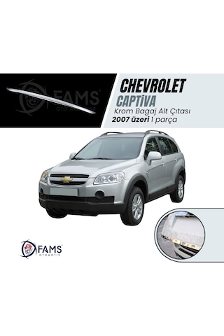 Chevrolet Captiva Krom Alt Bagaj Çıtası 2007 Üzeri P. Çelik