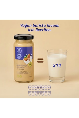 Kocamaar Badem İçeceği Konsantresi %100 Badem 240 G