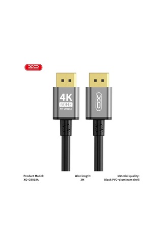 Dp To Dp 4k 3m Data Veri Aktarım Bağlantı Kablosu Gb018a