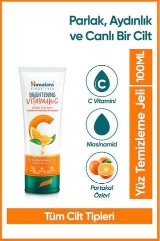 Himalaya Vitamin C Parlaklık Veren Portakal Özlü Yüz Temizleme Jeli 100 ML