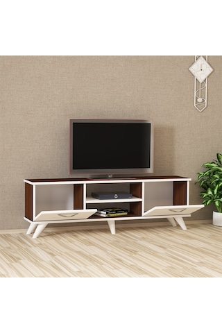 Kalender Dekor Lima Tv Ünitesi Lim03 Ceviz-Beyaz