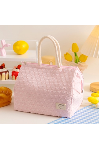 Termal Ve Soğuk Öğle Yemeği Çantası Çantası-pembe Pembe