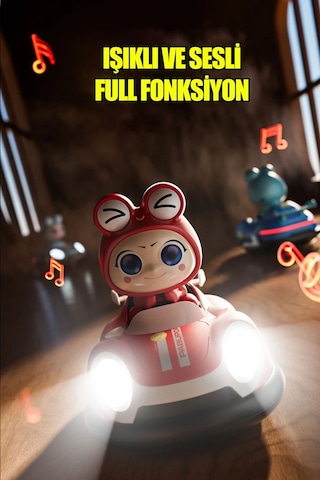 İkili Çarpışan Arabalar Işıklı Sesli Hız Ayarlı Şarjlı Uzaktan Kumandalı Araba Çarpınca Figür Fırlar Karısık