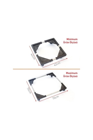 Teleskopik Buzdolabı Altlığı Çamaşır Makinesi Altlığı - 550271469