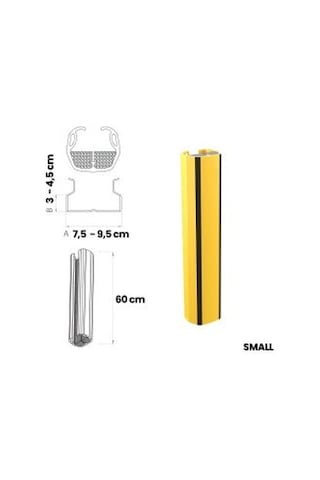 Puffyguard U Tipi Raf Ayak Koruyucu Yeni Tip 60 Cm - Small - A:7,5cm - 9,5cm B:3cm - 4,5cm
