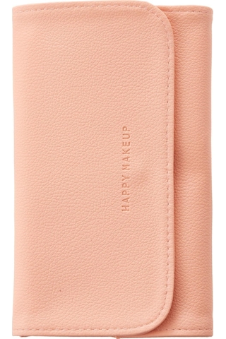 Hzl Makyaj Fırça Seti Çantalı 9lu Pembe-431