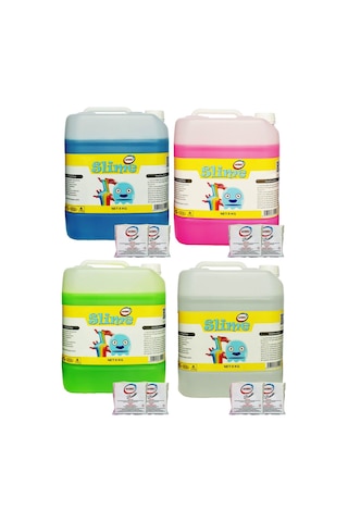 Akbel Zıp Zıp Şaka Hamuru 4 Renk 4X5 Kg + Boraks