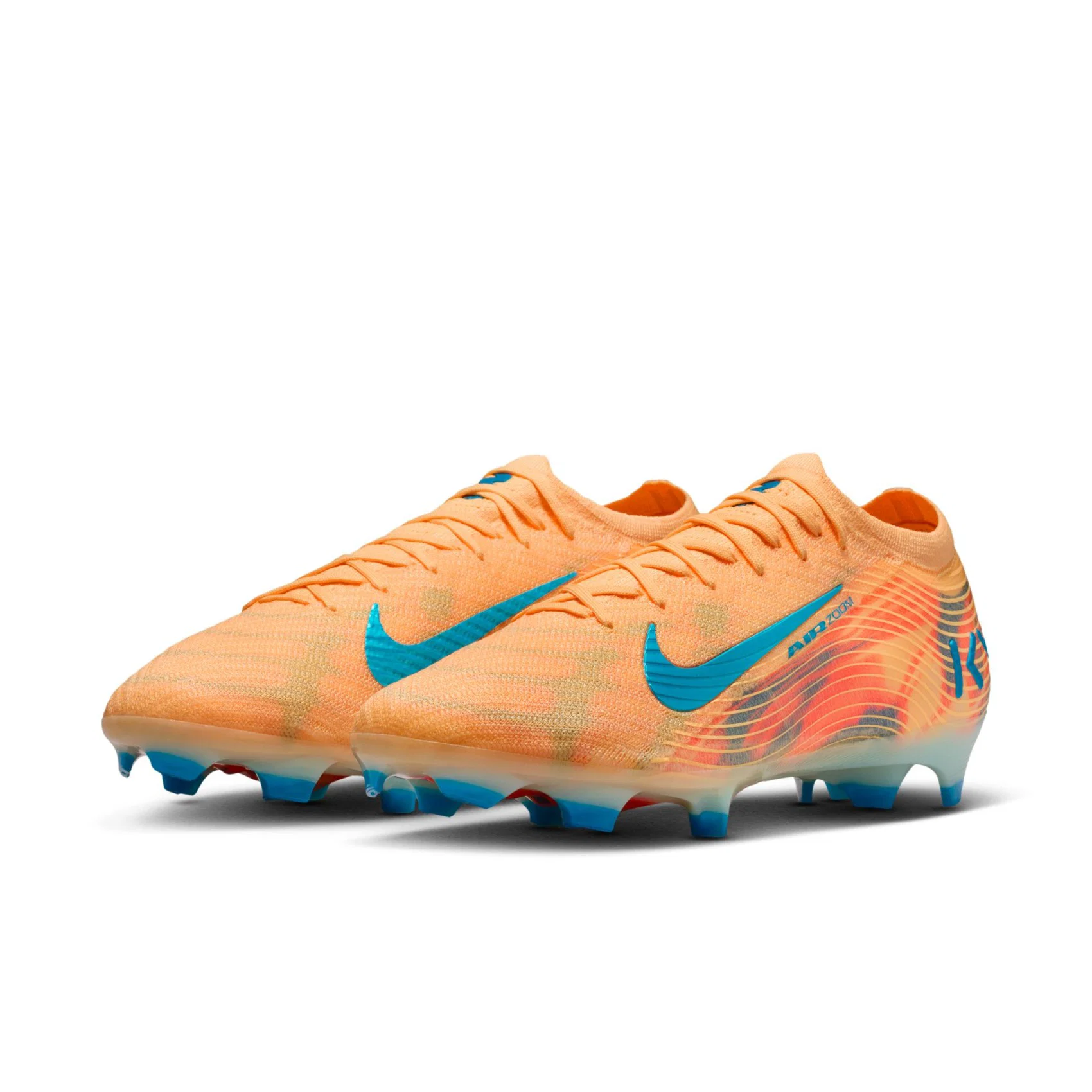 Nike Zoom Vapor 16 Elite Km Fg Soccer Cleats Çim Saha Kramponu - Fq8683-801 Turuncu