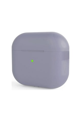 Apple AirPods Uyumlu Pro 2 Zore Standart Silikon Kılıf Lavendery Gray