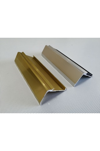 Fitilli Basamak Profili - Lastikli Basamak Burun Profili 300 Cm-Silver
