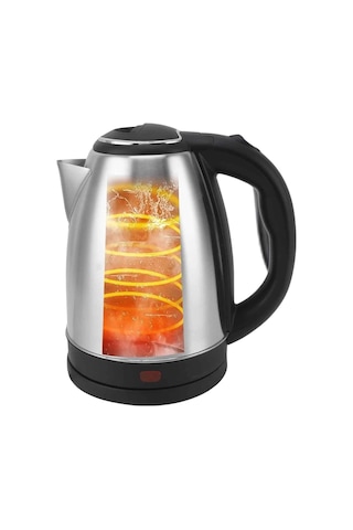 Mey İthalat Elektrikli Paslanmaz Çelik Su Isıtcı Çelik Kettle 1.8 Lt. Uzun Ömürlü Çok Renkli 43422038