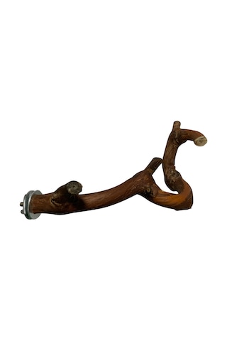 Vkemall Kuş Egzersiz Dikeni - Üzüm Dalı, Çevrilmiş Tip, 20-30cm, Tükürme Ve Konaklama Oyuncaklı