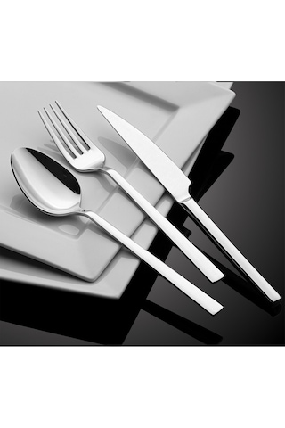 Hira Çubuk Yemek Çatalı 6 Lı Gümüş