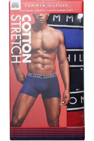 Tommy Hilfiger Tommy Hılfıger Cotton Stretch Erkek 3 Lü Boxer 09T4225 413 Çok Renkli
