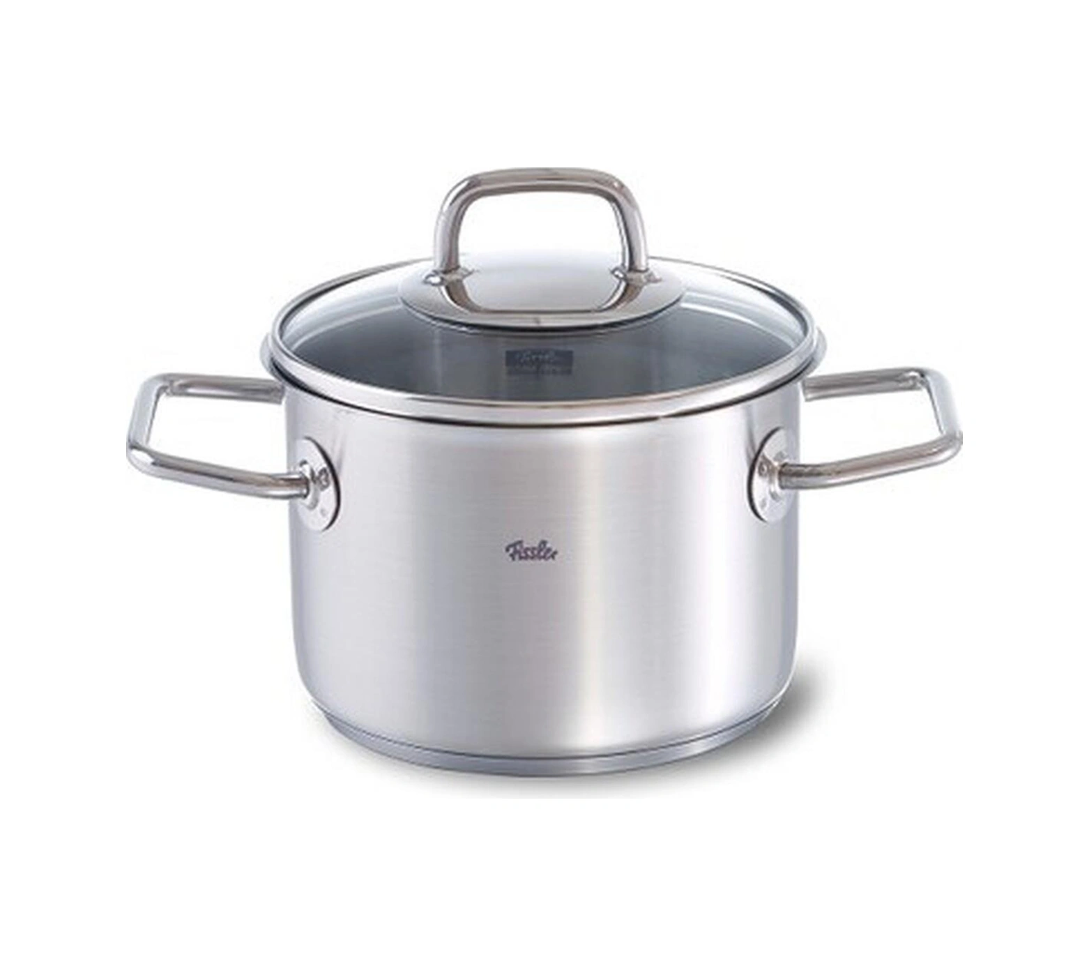 Fissler Viseo Cam Kapak Derin Tencere 16 Cm Bakır - Siyah