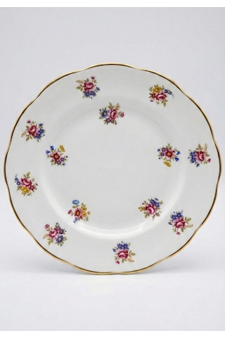 Myfair Pottery İngiliz Antika Tatlı Tabağı 21 Cm