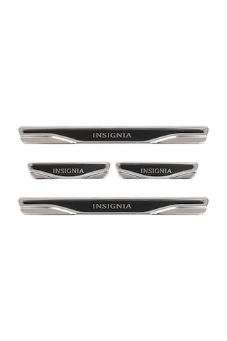 Opel Insignia 4 Prç. Iç Kapı Eşiği Karbon Krom