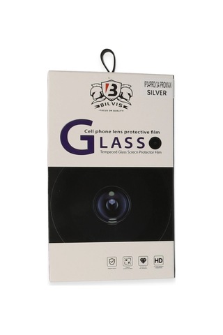 İphone 14 Pro Max Bilvis Titan Kamera Lens - Gümüş