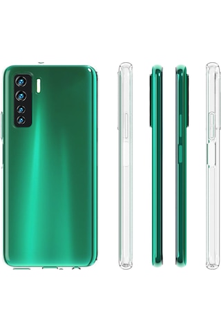 Zore Huawei P40 Lite 5g Kılıf Msra Süper Silikon Kapak - Renksiz Renksiz