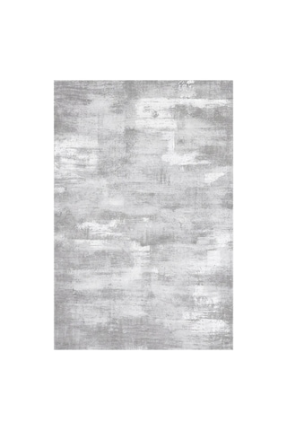 Kartela Halı Vintage Halı Kaymaz Taban Makinede Yıkanabilir Halı Açık Gri - 60 X 90 Cm