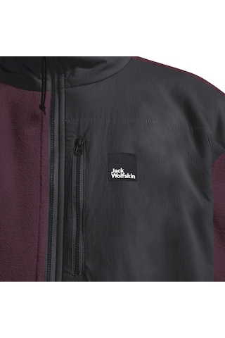 Jack Wolfskın Jack Wolfskin Sumetro Fz Erkek Mor Polar Ceket I0116 Mürdüm