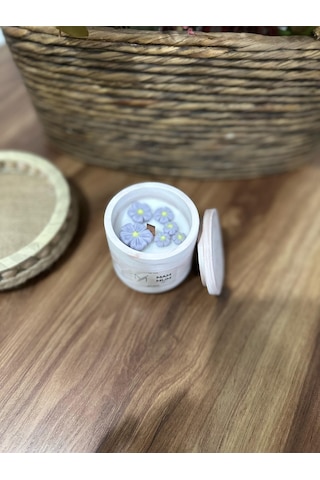 Adaçayı Kokulu Dekoratif %100 Soya Wax Beton Mum