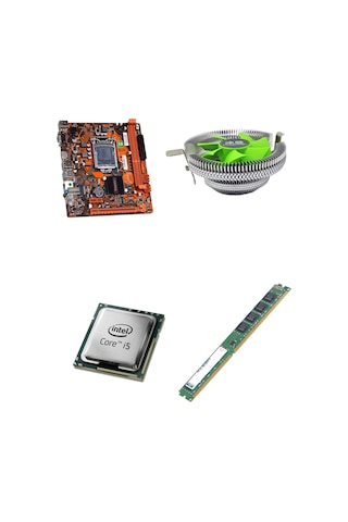 Ramtech RBD222 i3-2100 İşlemci + Esonic H61FHL Anakart + 16 GB Ram + Snowman M800 Fan Bundle Set