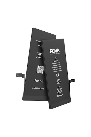 Rova Apple Uyumlu iPhone 16 Pro Max Yüksek Kapasiteli Batarya Pil 5050 Mah