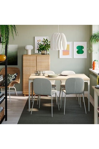 Ikea Skålsta Yemek Sandalyesi Oturma Yeri, Knaback Bej