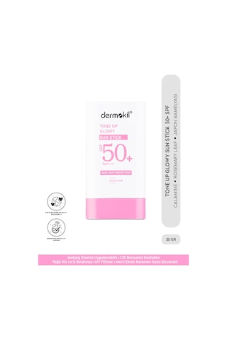 Dermokil Tone Up Glowy Ton Eşitleyici Güneş Koruyucu Stick SPF50+ 20 G