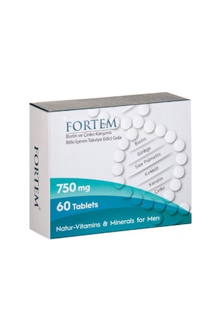 Fortem Biotin Ve Çinko Karışımlı Bitki Içeren Takviye Edici Gıda