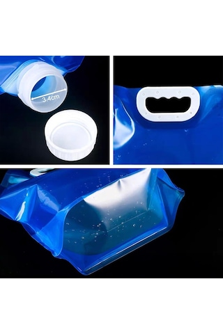 Katlanabilir Outdoor Kamp Piknik Su Bidonu 10 Litre Beyaz