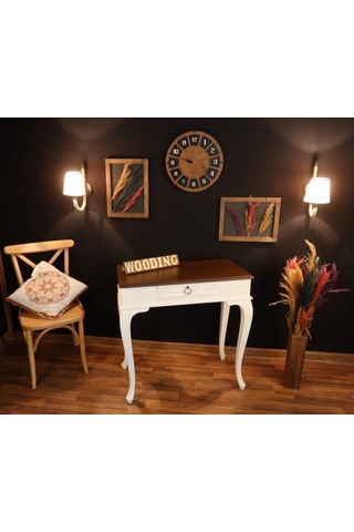 Wooding 80 Cm Çekmeceli Masif Beyaz Ceviz Dresuar (548586126) Ceviz