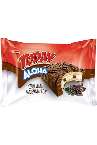 Aloha Çikolatalı Marshmallowlu 35 Gr. 24 Adet (1 Kutu)
