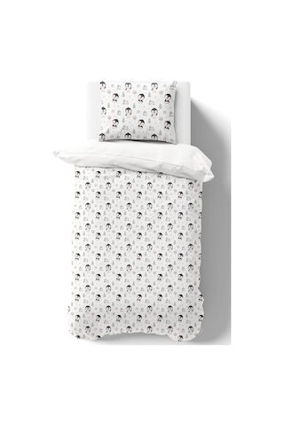 Organik Tek Kişilik Nevresim Takımı 160x220 - Kutup Dostları Penguenler Renkli