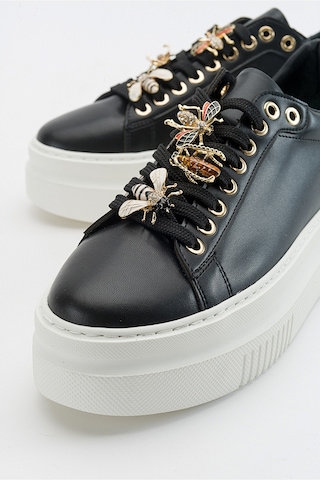 Luvishoes Ater Siyah Kadın Spor Ayakkabı Siyah
