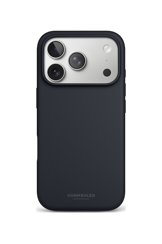 Vonmahlen Apple iPhone Uyumlu 17 Pro Max Soft Silikon Kılıf Lacivert