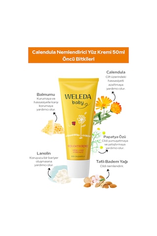 Weleda Calendula Organik Yüz Kremi 50 ml