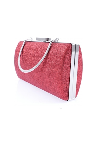 Dgn 233-23y Kadin Abiye Portföy Çanta Kum Sim Kırmızı