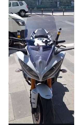 2011-16 Yamaha Fazer8 Uzun Ön Cam Zeus Açık Füme 61cm 4mm Fazer 8