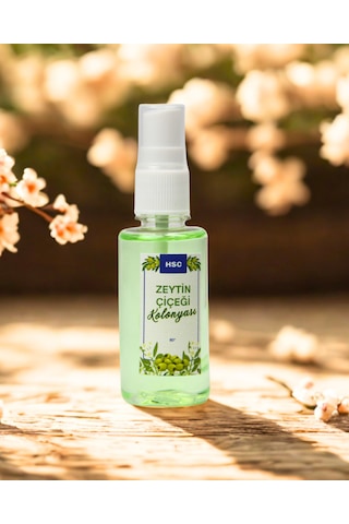 Zeytin Çiçeği Kolonyası 50cc Sprey Ferahlatıcı & Hijyenik Taşınabilir Kolonya