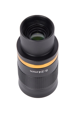 Wezone Tam Metal Güneş Gözlüğü, 8-24mm Sürekli Yakınlaştırma, Yeşil Filmi, 1.25 İnç Astronomi Arayüzü, Ay Ve Gezegen Gözlemi İçin Uygun