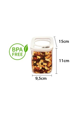 Moonstar 12 Li Süper Set Saklama Kabı Erzak Kabı Seti 1100 Ml-Max