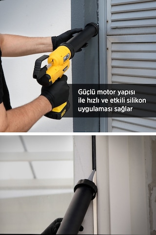 Şarjlı Silikon Sosis Tabancası 300/600 Ml Akü Dahil Rtx1878bset