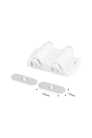 Çift Açılımlı Mıknatıs Otomatik Rebounder Anahtarı Beyaz