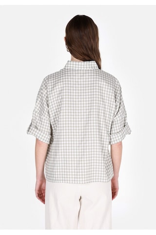 Colin's Colins Regular Fit Shirt Neck Kareli Kadın Yeşil Roll-up Gömlek Cl1074029 Q1.v1 Sag Sage Yeşil